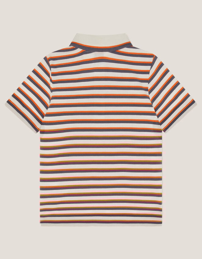 Tiger Stripe Polo Shirt, Multi (MULTI), large