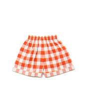 Little Green Radicals Check Print Button Through Pyjama Set, Red (RED), large