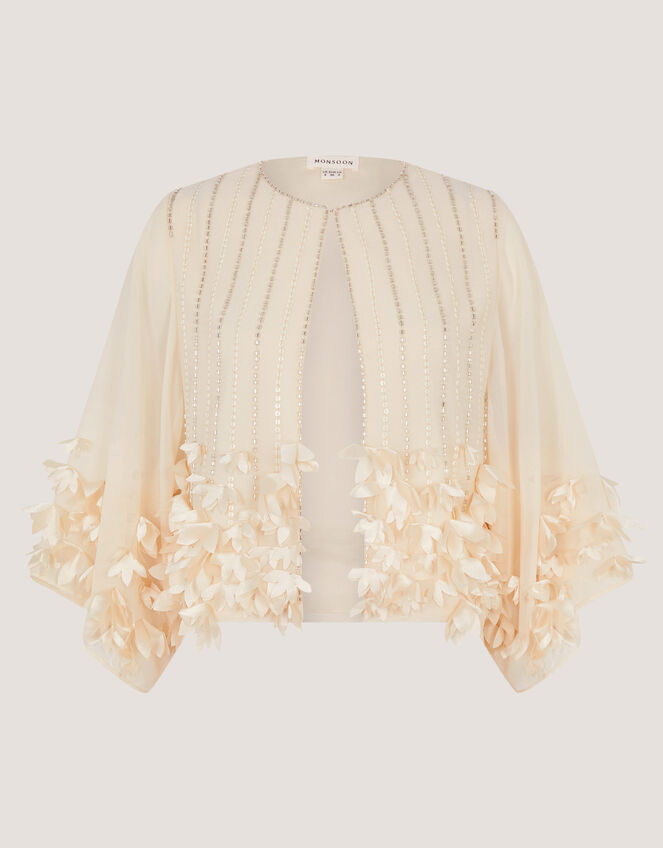 Claire Appliqu&eacute; Jacket, Ivory (IVORY), large