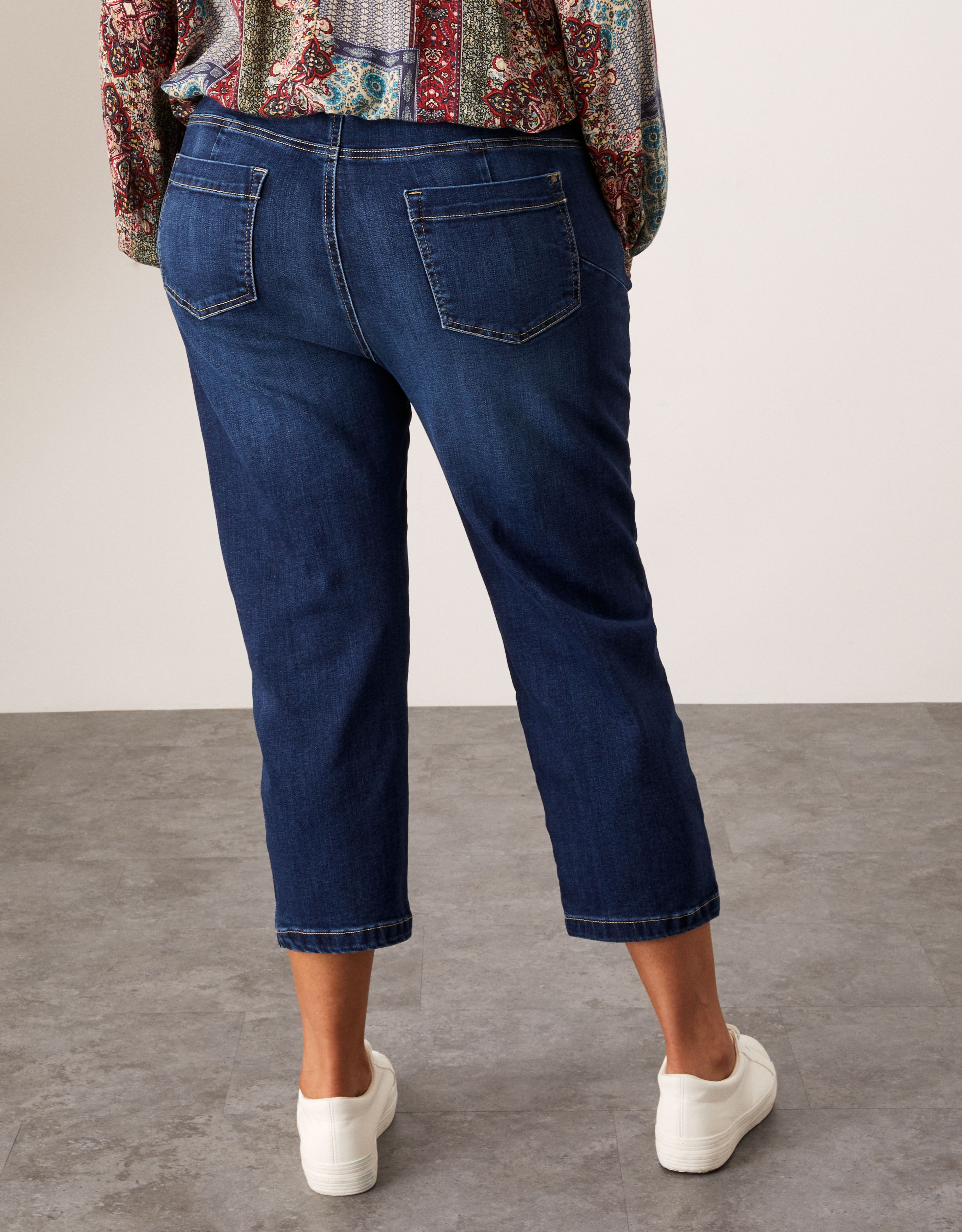 Idabella Crop Denim Jeans with 