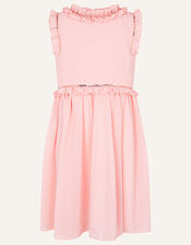 Cody Ruffle Dress, Pink (PINK), large