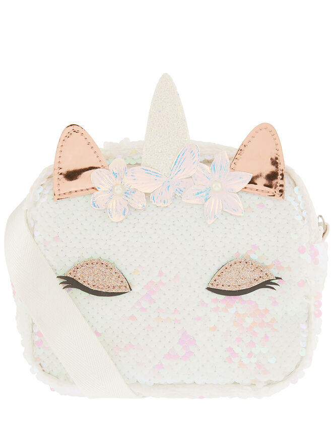Mirage Sequin Unicorn Multi-Use Bag, , large