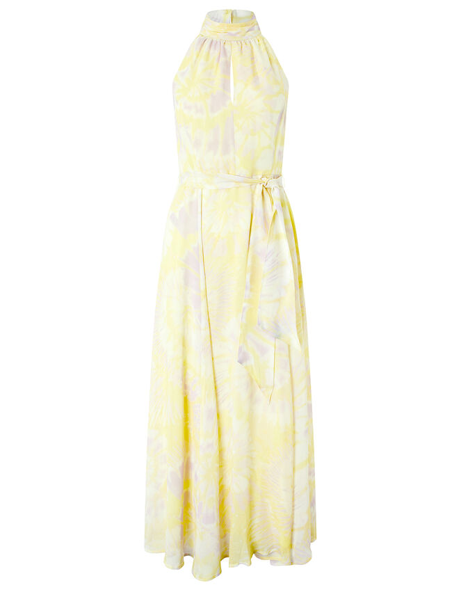 Tori Tie-Dye Midaxi Dress, Yellow (YELLOW), large