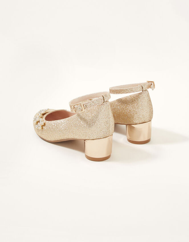 Cascading Butterfly Heels, Gold (ROSE GOLD), large