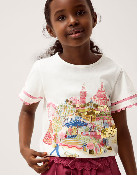 London Scene T-Shirt, Ivory (IVORY), large