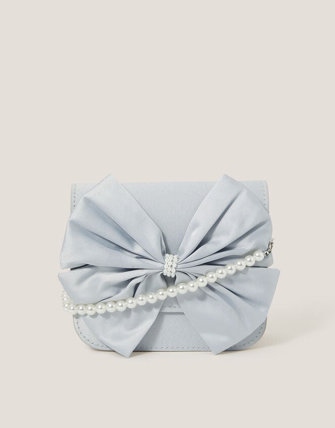 Bow Bridesmaid Mini Bag, Blue (PALE BLUE), large