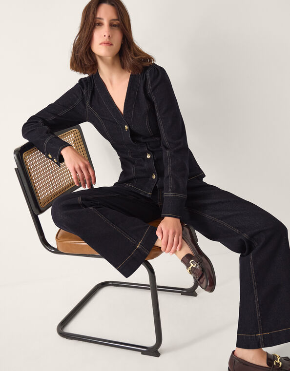 Teri Wide Leg Jeans, Blue (INDIGO), large