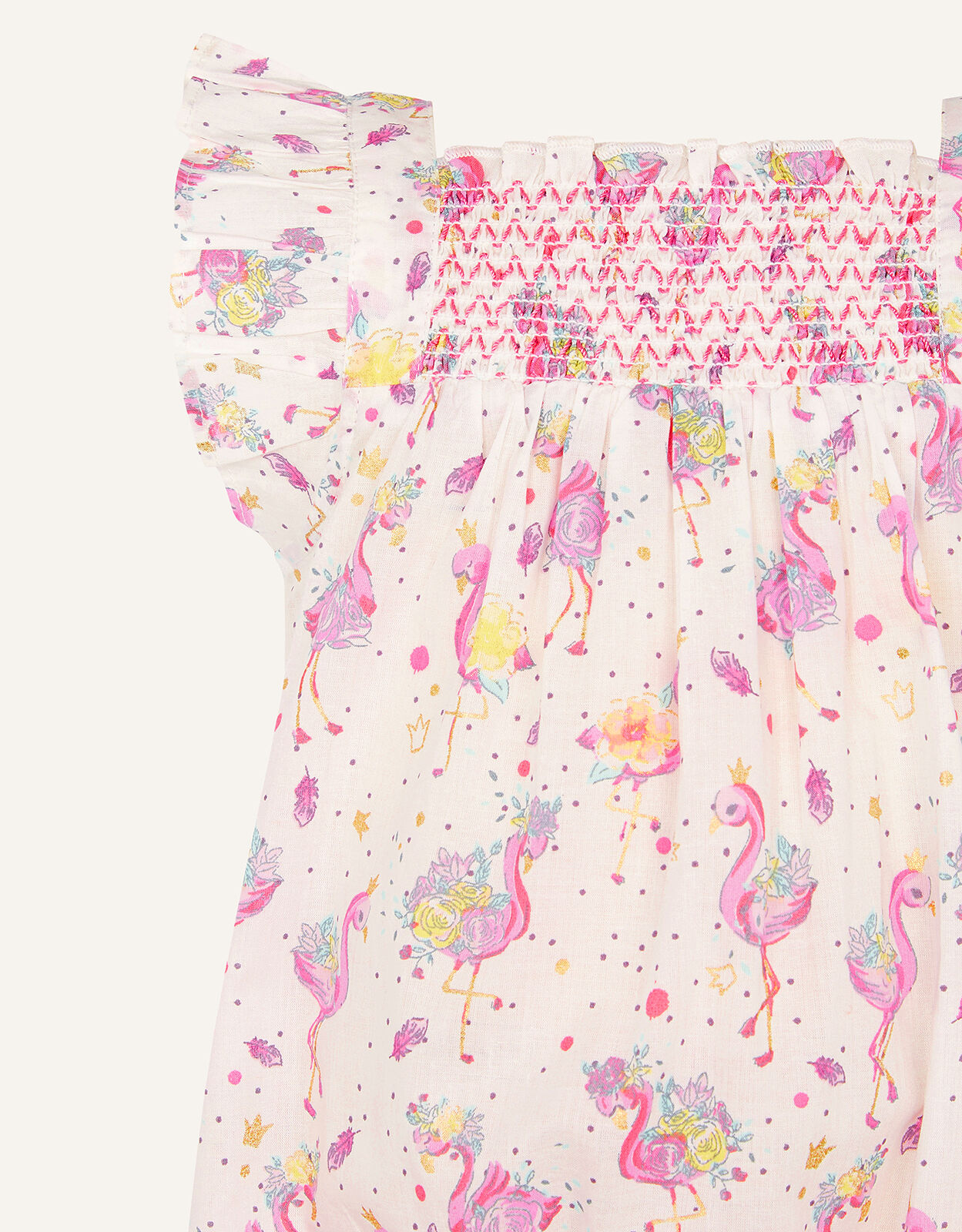 Baby girl flamingo romper store