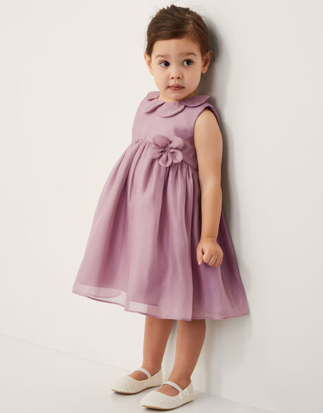 Baby Petal Collar Party Dress, Pink (PINK), large