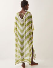 Sorcha Chevron Stripe Kaftan Dress, , large