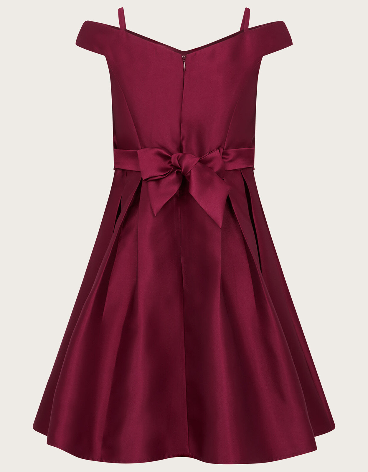 Red bardot prom discount dress