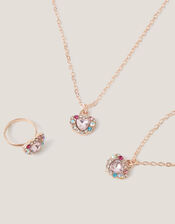 Jewel Heart Jewellery Set, , large
