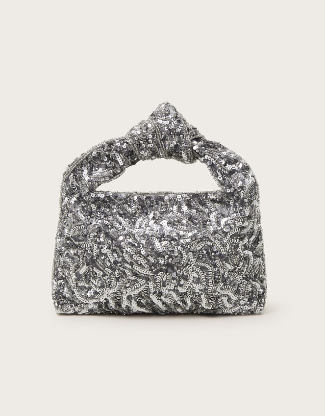 Sequin Knot Bag, , large