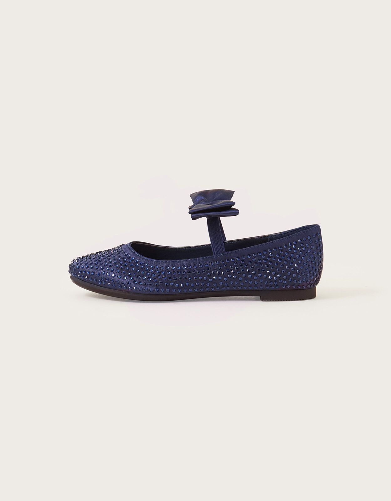 Navy satin ballet flats new arrivals
