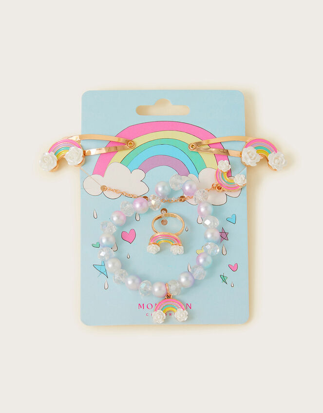 Fun Rainbow Jewellery Set, , large