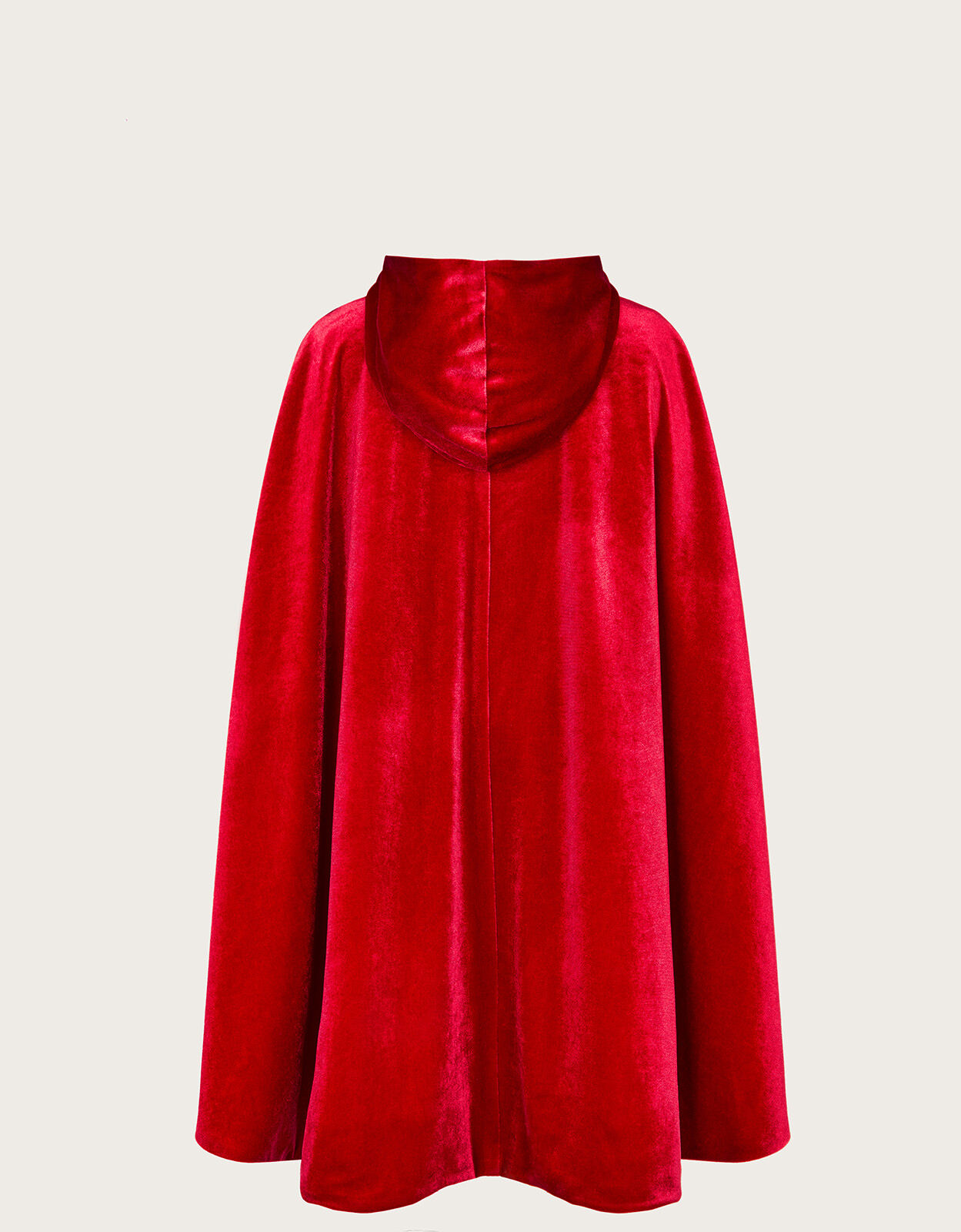 Land of Wonder Velvet Hooded Cape Red