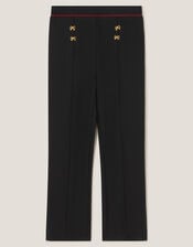Bow Ponte Leggings, Black (BLACK), large