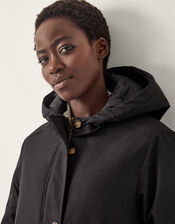 Paula Faux Fur Parka, Black (BLACK), large