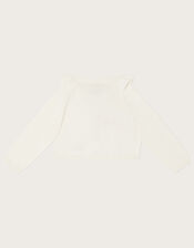 Baby Butterfly Cardigan, Ivory (IVORY), large
