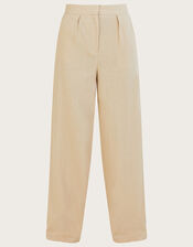 Jenny Trousers in Linen Blend, Natural (STONE), large