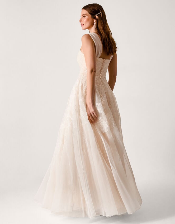 Rose Organza Maxi Wedding Dress, Ivory (IVORY), large