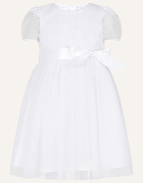 Nordic Lace Christening Dress White, White (WHITE), large