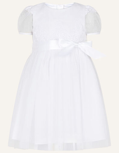 Nordic Lace Christening Dress White, White (WHITE), large