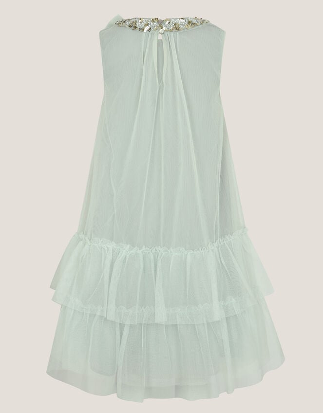 Alex Sequin Swing Party Dress, Green (SAGE), large