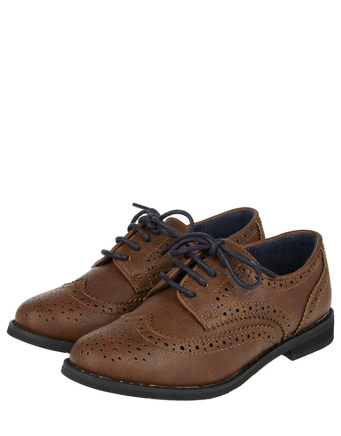 Brogue Shoes, Brown (BROWN), large
