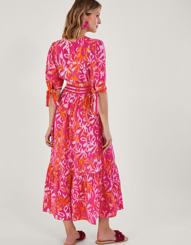 ARTISAN STUDIO Eliza Batik Dress, Orange (CORAL), large