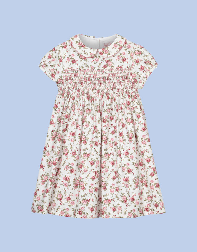 Trotters Arabella Smocked Dress, Pink (PINK), large