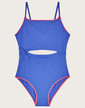 Cut-Out Swimsuit , Blue (BLUE), large