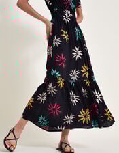 Summer Sun Dress, Black (BLACK), large