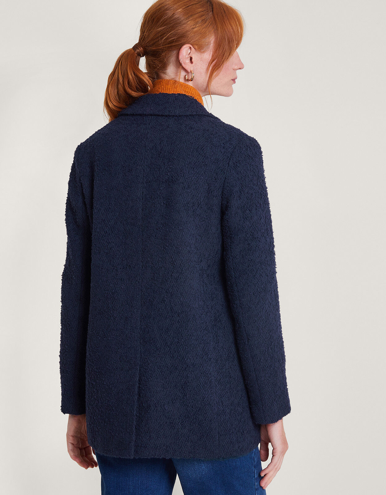 Betsy Blazer Coat Blue Women s Coats Monsoon Global