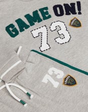 Game On Sweatshirt & Joggers Set, Grey (GREY), large