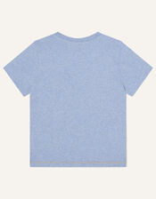 Safari Sunset T-Shirt, Blue (BLUE), large