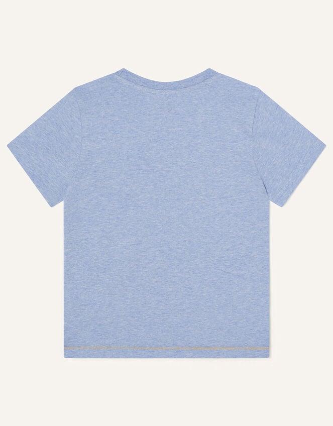 Safari Sunset T-Shirt, Blue (BLUE), large