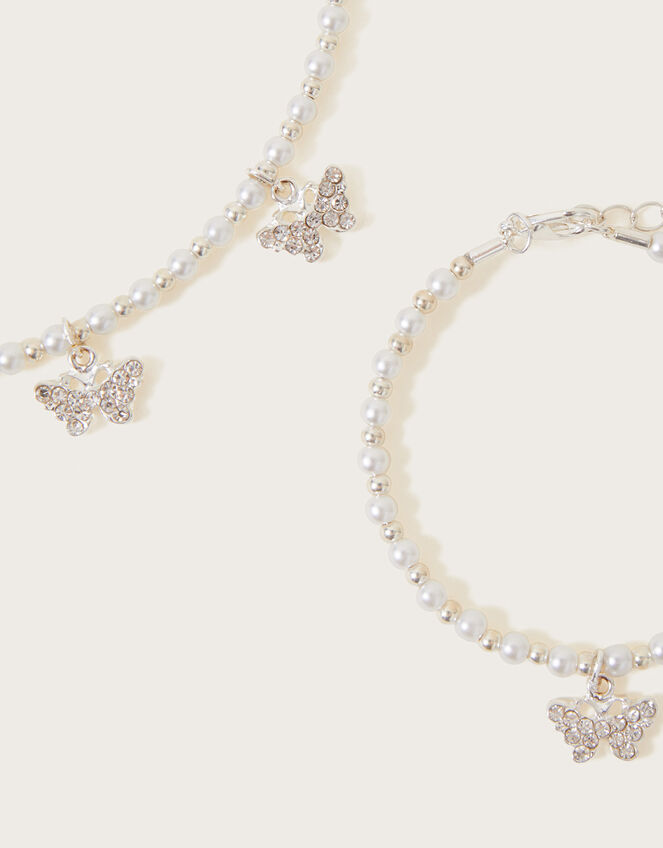 Susie Diamante Butterfly Jewellery Set of Two, , large