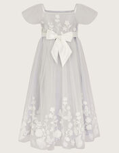 Essie Embroidered Swing Dress, Blue (PALE BLUE), large