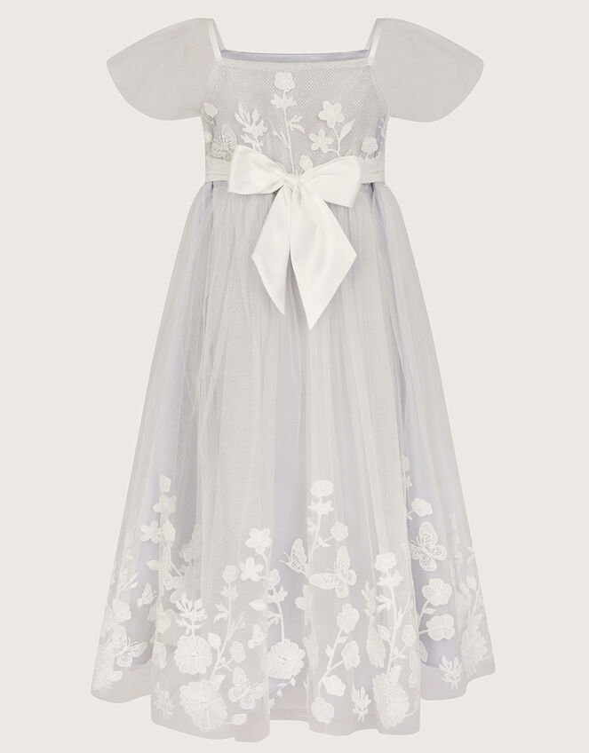 Essie Embroidered Swing Dress, Blue (PALE BLUE), large