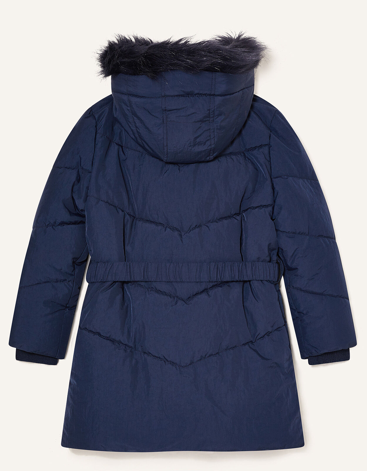 Monsoon navy cheap girls coat