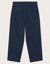 Straight Chino Pants, Blue (NAVY), large