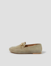 Britt Suede Loafers, Natural (NATURAL), large
