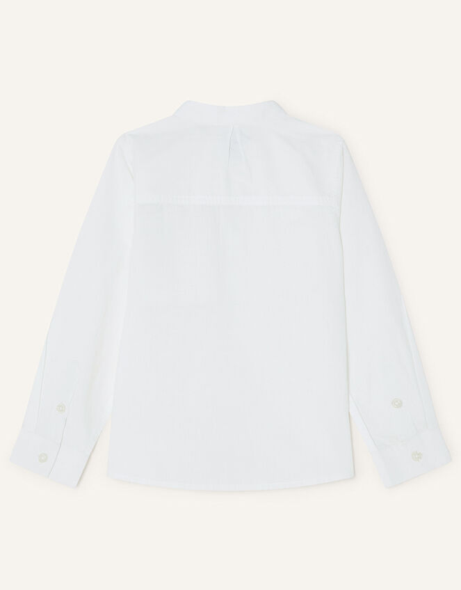 Nehru Shirt, White (WHITE), large