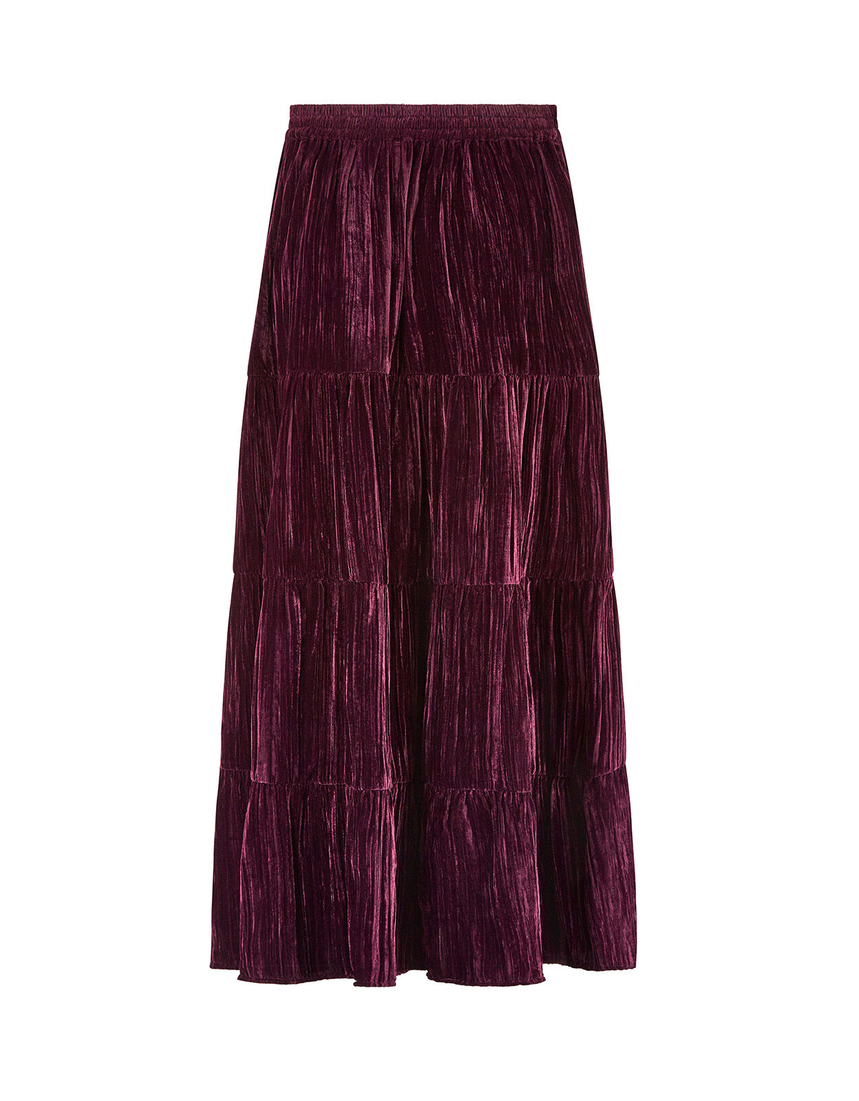 Purple velvet skirt shop