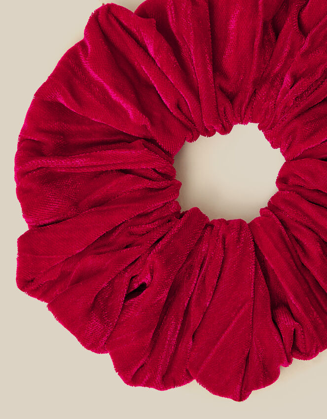Crushed Velvet Hair Scrunchie, , large