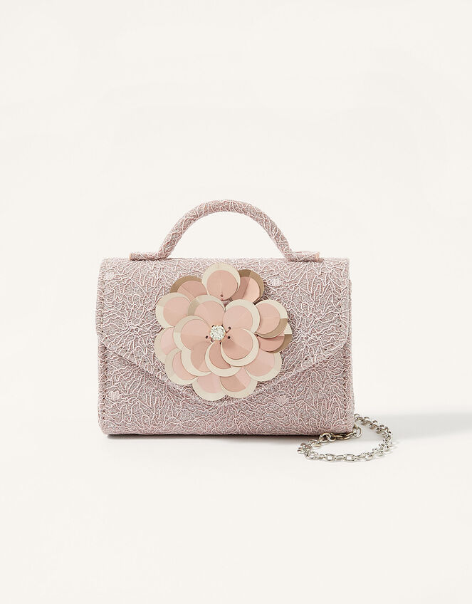 Sequin Flower Bag, , large