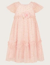 Baby Issey Rose Dress, Pink (PALE PINK), large