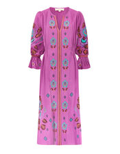 East Embroidered Maxi Dress, Purple (MAUVE), large