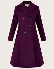 Danielle Skirted Coat, Red (BERRY), large